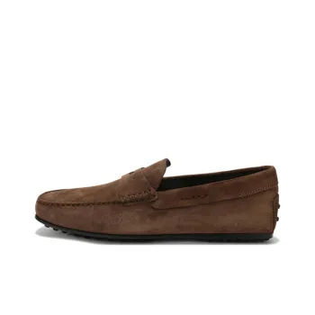 TOD'S Gommino Loafers Men Low Top Brown