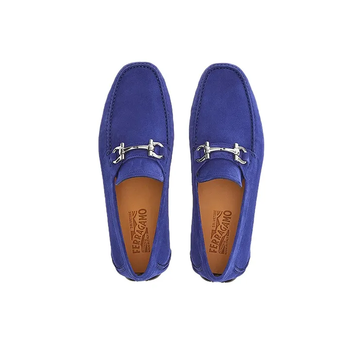 FERRAGAMO GANCINI Men's Casual Shoes Men's Blue-2