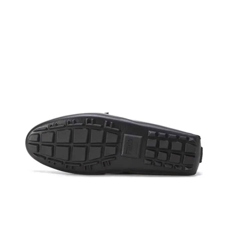 FENDI FF Casual Shoes Men's Black-5