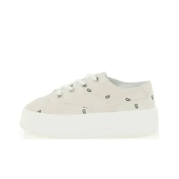MM6 Maison Margiela Low Top Platform Shoes Women's White