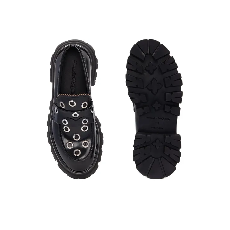 Alexander McQueen Wander Eyelet Loafers-4