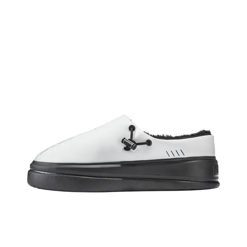 NORVINCY Men's Casual Shoes Unisex Low Top Black White-0