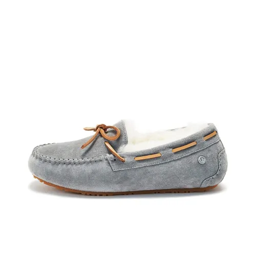 OZLANA Boat Shoes Women's Gray