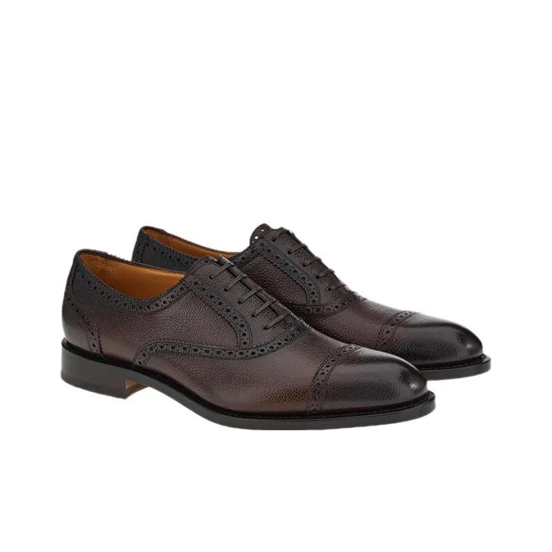 FERRAGAMO Lace-up Leather Brogues-2