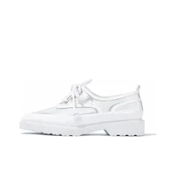 It's Toasted Lucky Breakfast Stretch Girl Collection Platform Shoes Women's White