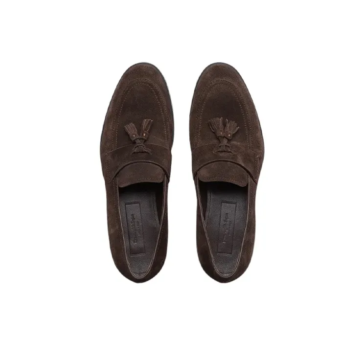 Zegna Siena Fle Casual Shoes Men's Dark Brown-3