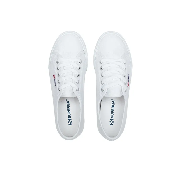 SUPERGA Platform Shoes Women's White-3