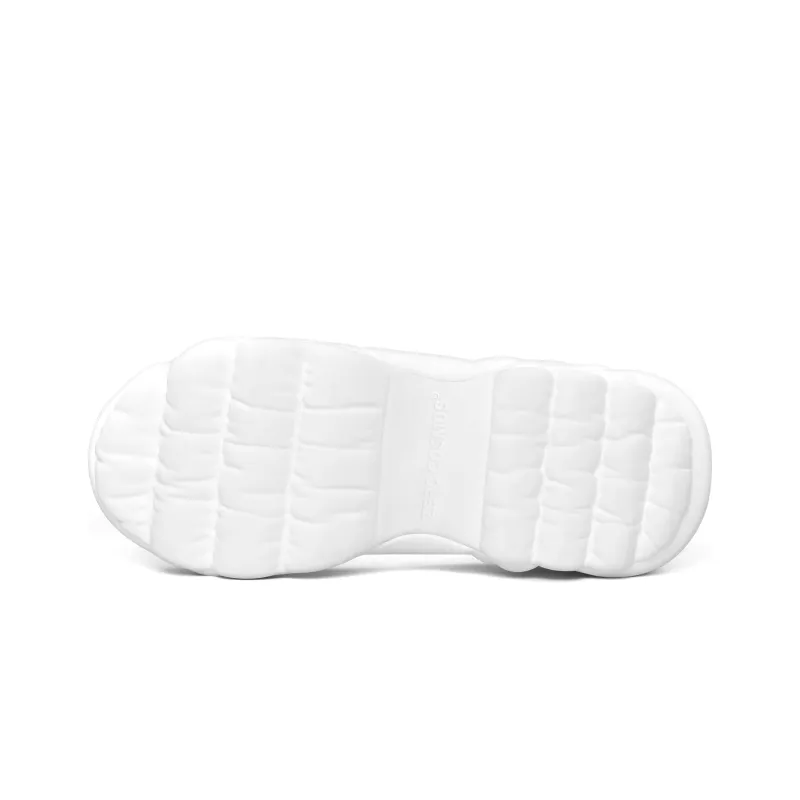 ZERO COSMOS Weightless Collection White Ghost Futuristic Fashion Platform Shoes Unisex Black White-4