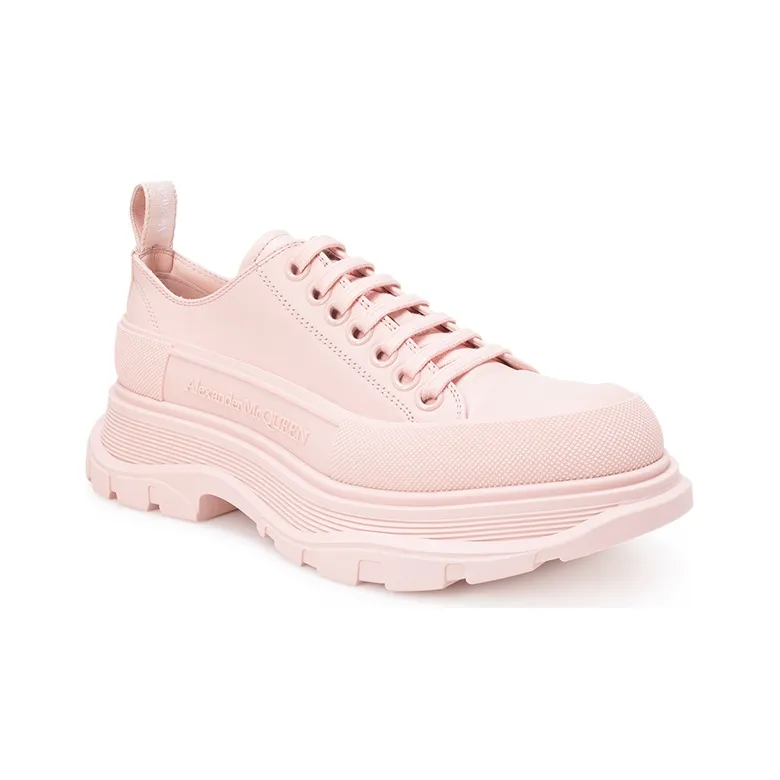 Alexander McQueen Tread Slick Low Top Sneaker Pink Women's-2