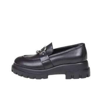 AGL Monique Chunky Sole Leather Loafers Women's