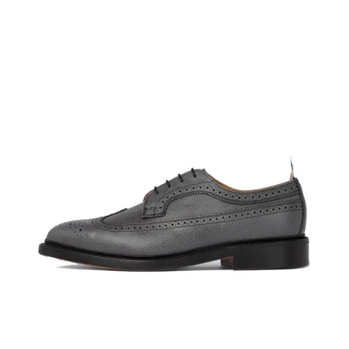 THOM BROWNE Dress Shoes Men Low-Top Dark Gray