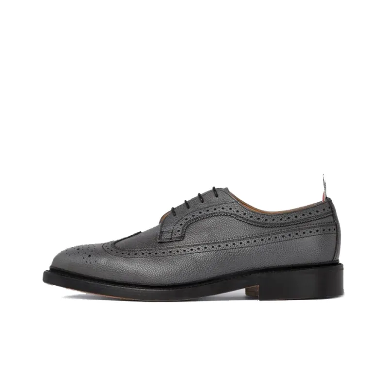 THOM BROWNE Dress Shoes Men Low Top Dark Gray-0