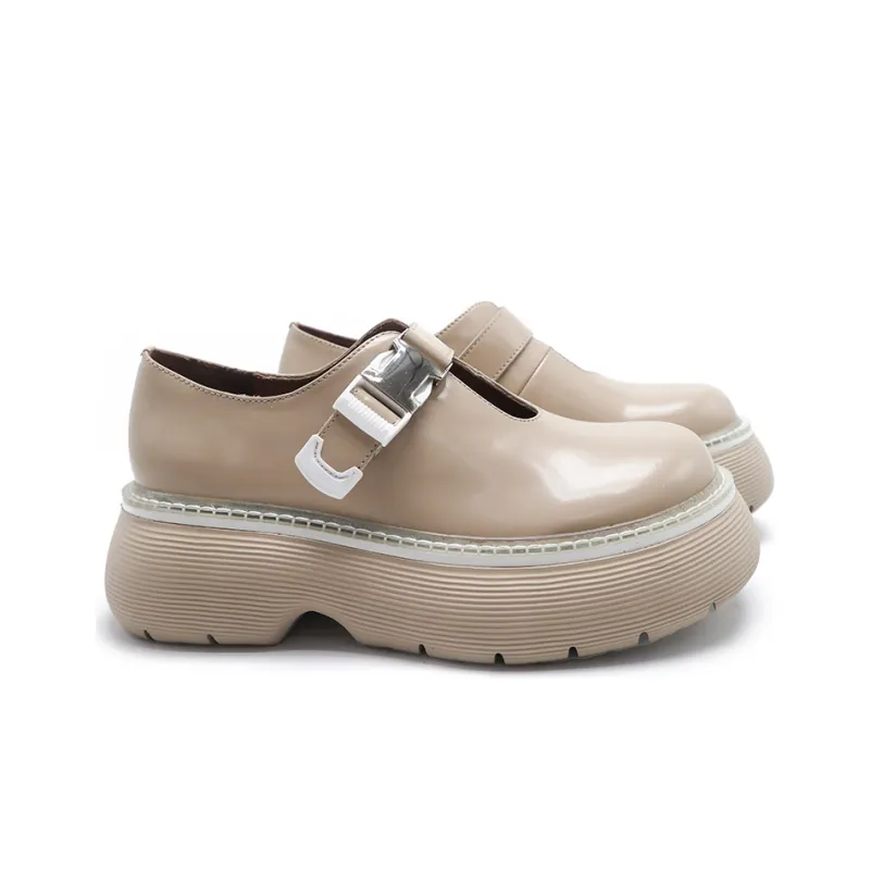 CAMIDY Since1982 Platform Shoes Women's Apricot-2