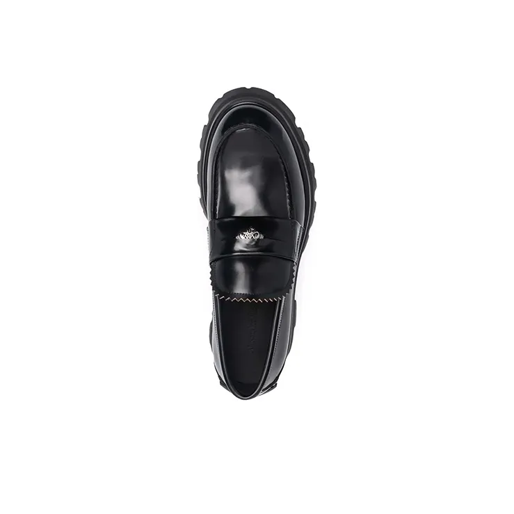 Alexander McQueen Ridged Slip-On Loafers-4