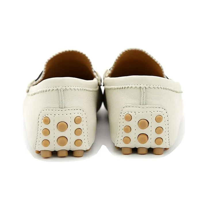 GUCCI Gommino Loafers Men White-3