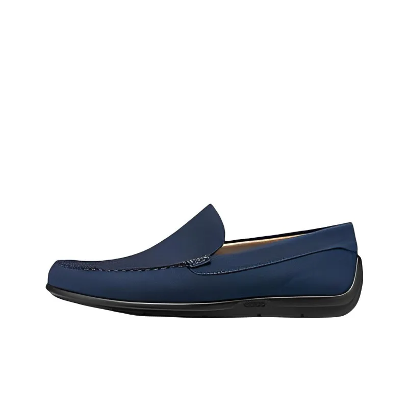 Ecco Moke 2.0 Casual Leather Shoes Men's Midnight Blue-0