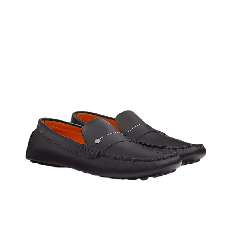HERMES Enzo Men's Casual Shoes Men's Black-2
