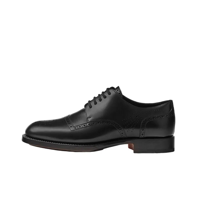 HERMES Fulham Derby Shoes Men's Black-0
