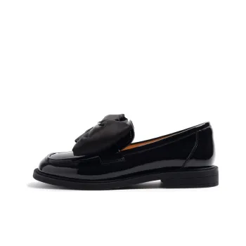 STEVE MADDEN Loafers Women's Low Top Black/Ecru