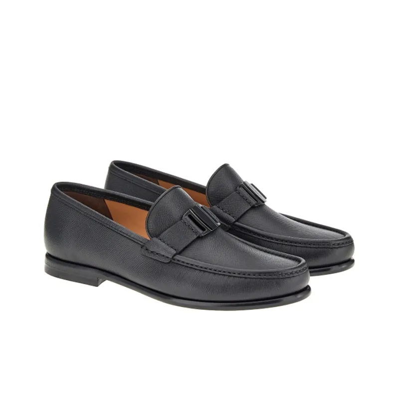 FERRAGAMO GANCINI Men's Casual Shoes Men's Light Rose Gray-2
