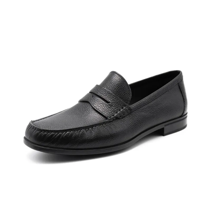 Ecco Mork Loafers Men Low Top Black-1