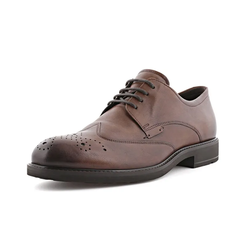 Ecco Men's Casual Shoes Men Low-Top Brown-1