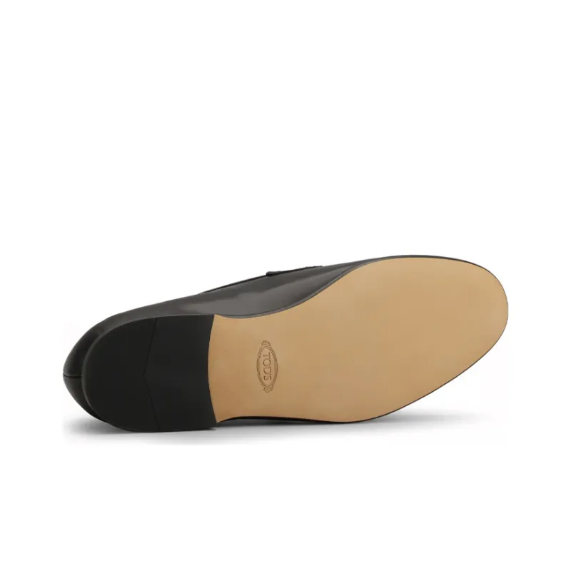 TOD'S Logo Embossed Slip On Loafers-4