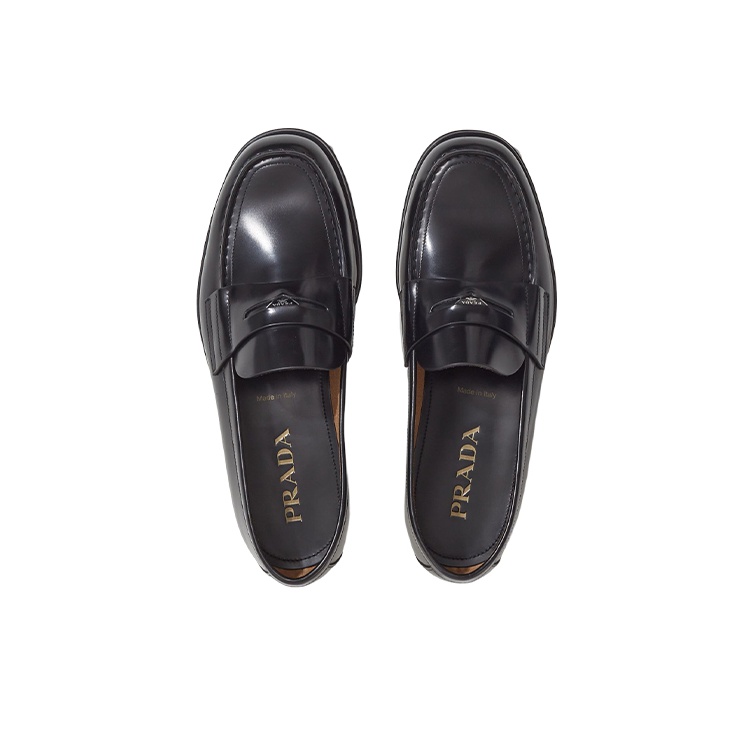 ❤️美品❤️PRADA❤️ローファー❤️三角ロゴプレート◆小さなサイズ◆34.5 ❤️美品❤️PRADA❤️ローファー❤️三角ロゴプレート◇小さな