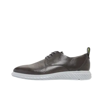 Ecco St.1 Hybrid Lite Casual Single Shoes Men's Black Gray