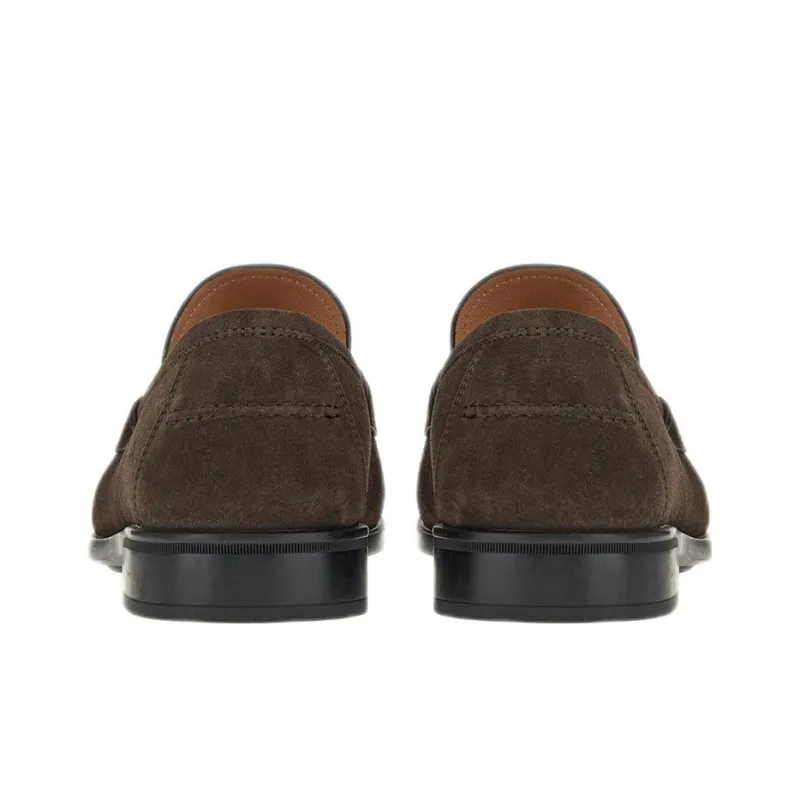 FERRAGAMO Lanzarote Suede Penny Loafers-4
