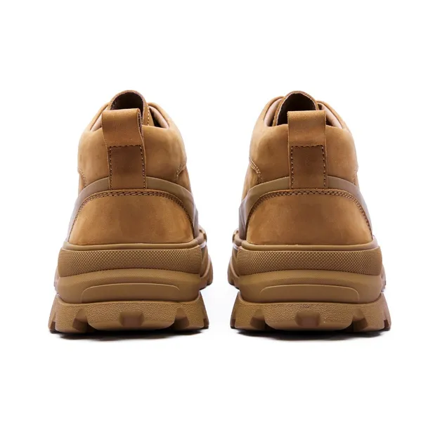 Anthony Miles Men's Casual Shoes Men Mid Top Camel-3