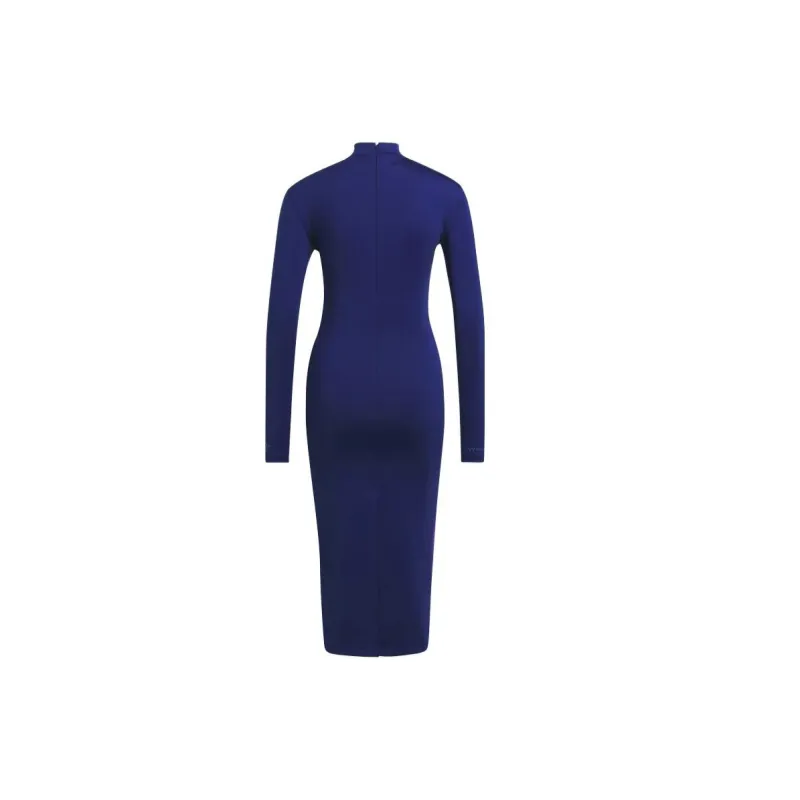 Adidas Long Sleeved Dresses Women's Blue-1