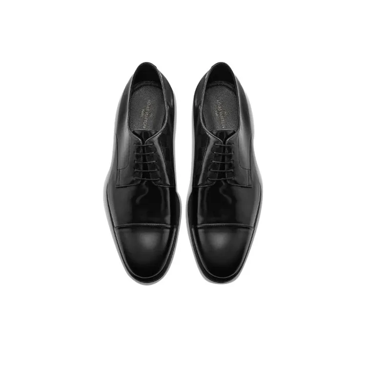 LOUIS VUITTON Minister Derby Shoes 'Black'-3