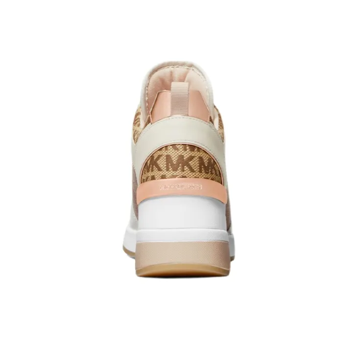 MICHAEL KORS Georgie High Top Athletic Shoes Women's White Pink-4