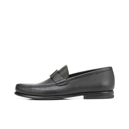 FERRAGAMO GANCINI Men's Casual Shoes Men's Black
