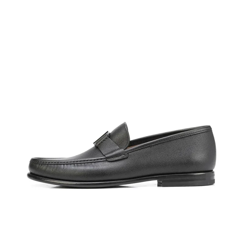 FERRAGAMO GANCINI Men's Casual Shoes Men's Black-0