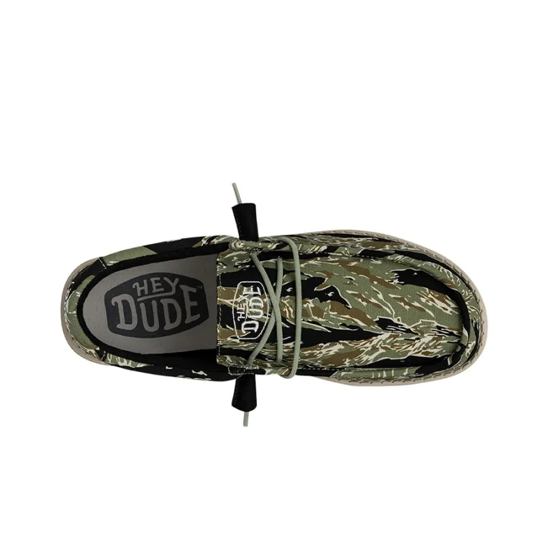 Heydude Casual Shoes Men Low Top Tiger Print Camouflage-6