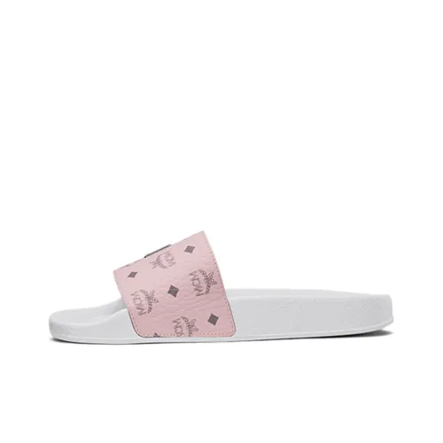 MCM Slide Slippers Women's Pink