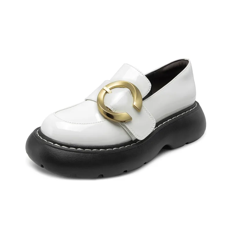 MIO Loafers Women's White-2