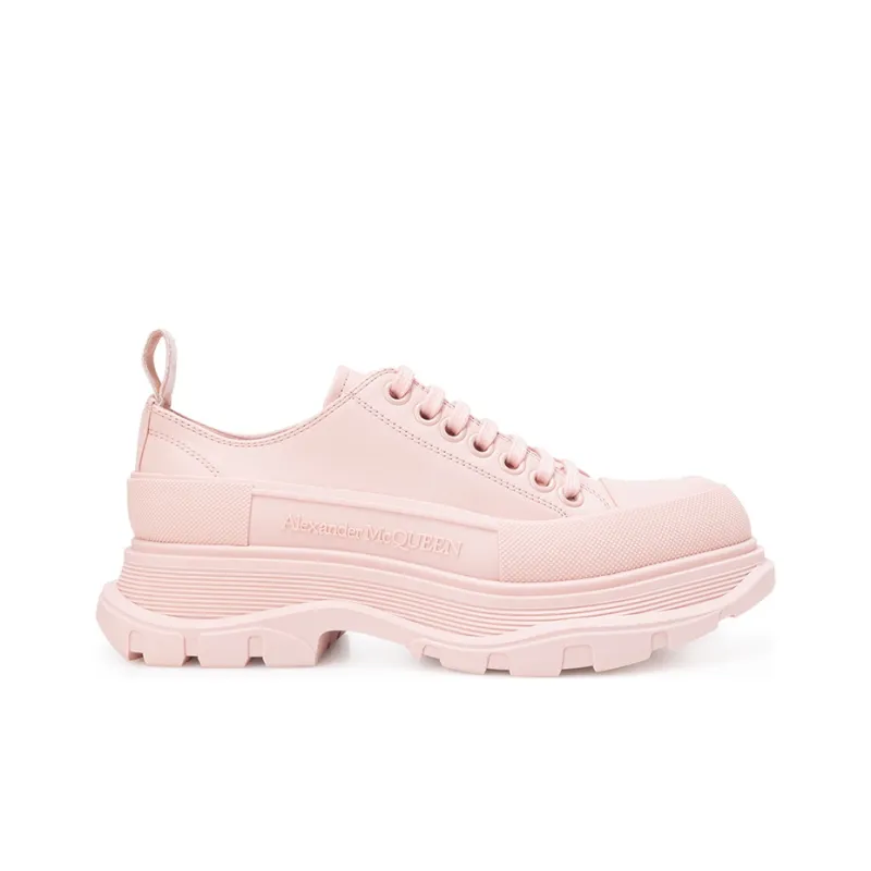 Alexander McQueen Tread Slick Low Top Sneaker Pink Women's-1