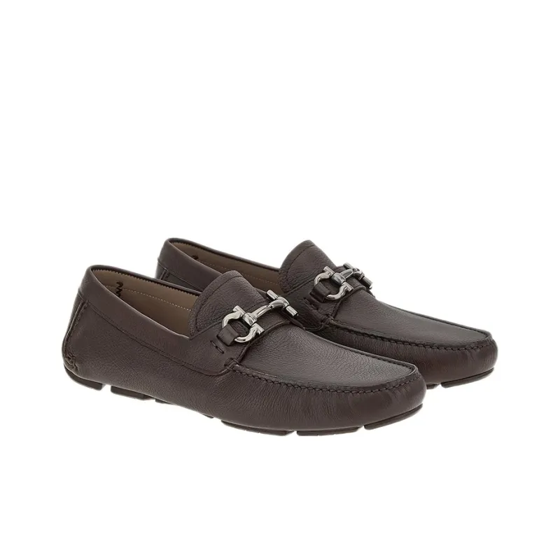 FERRAGAMO Gancini Horse-bit Driver Loafers-1