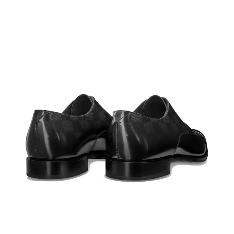 LOUIS VUITTON Minister Derby Shoes 'Black'-2