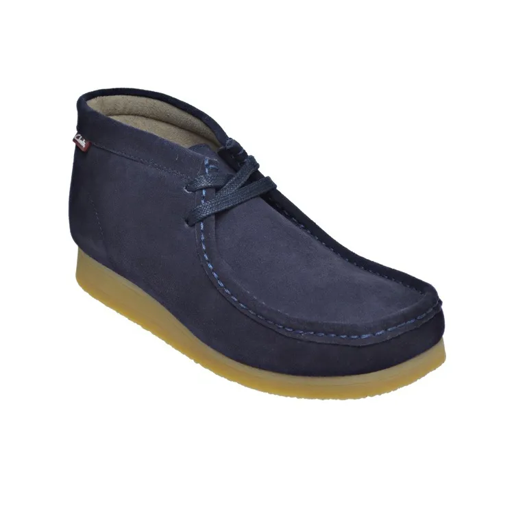 Clarks Stinson Hi Dark Blue Suede-2