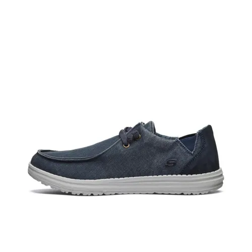 Skechers Men's Casual Shoes Men Low-Top Blue