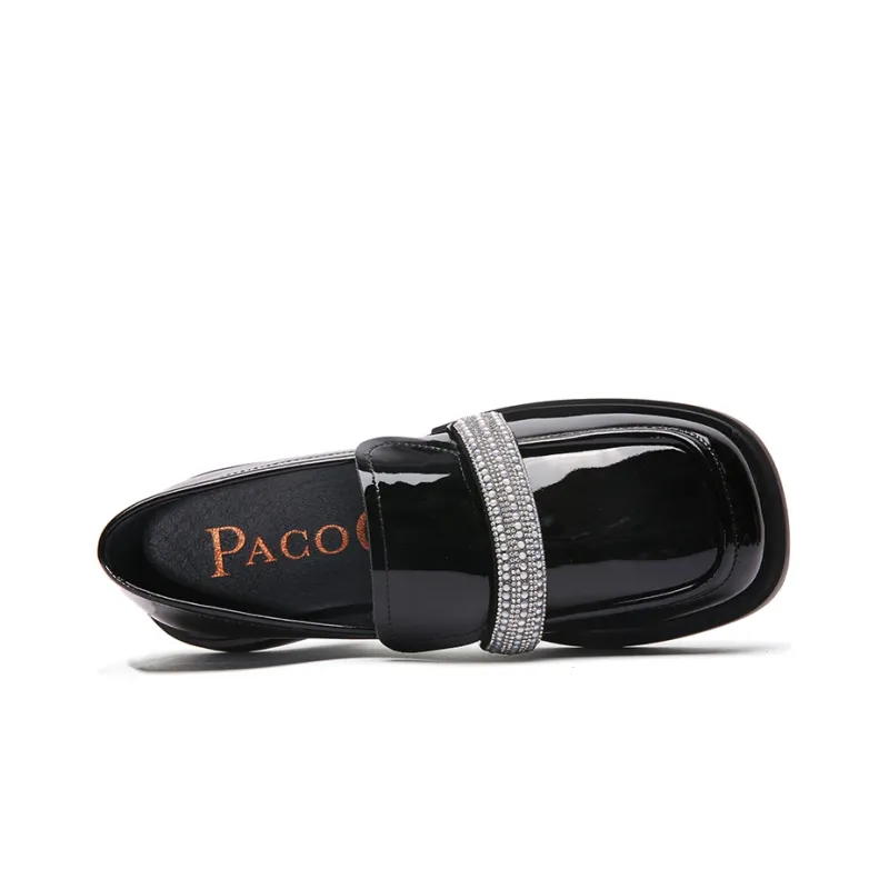 PACO GIL Platform Shoes Women's Black-2