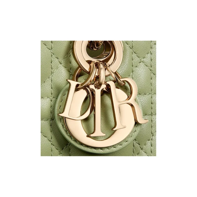 DIOR Lady D-JOY Sheepskin Daisie Bag Shoulder Bag Crossbody Bag Handbag Extra Mini Women's Dreamy Green-6