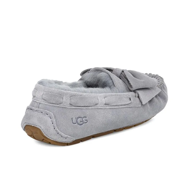 UGG Dakota Suede Bow Slipper 'Grey Geyser' Women's-3