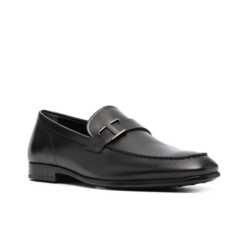 TOD'S Logo plaque Loafers-1