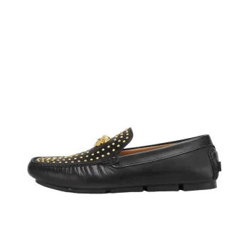 FANSIZHE La Medusa Driving Shoes Men's Black
