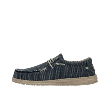 Heydude Casual Shoes Men Low Top Deep Night Blue